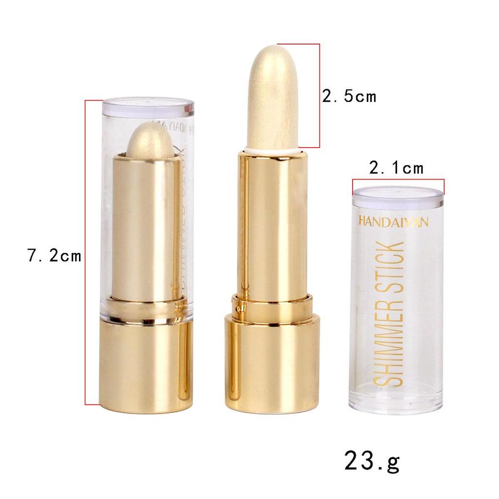 Handaiyan Face Brighten Cosmetic Contour Face Bronzer Shimmer Highlighter Stick Concealer Cream Инструмент для макияжа