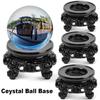 Resin Home Decor Globe Stone Holder Sphere Pedestal Display Stand Fixed Seat Crystal Ball Base