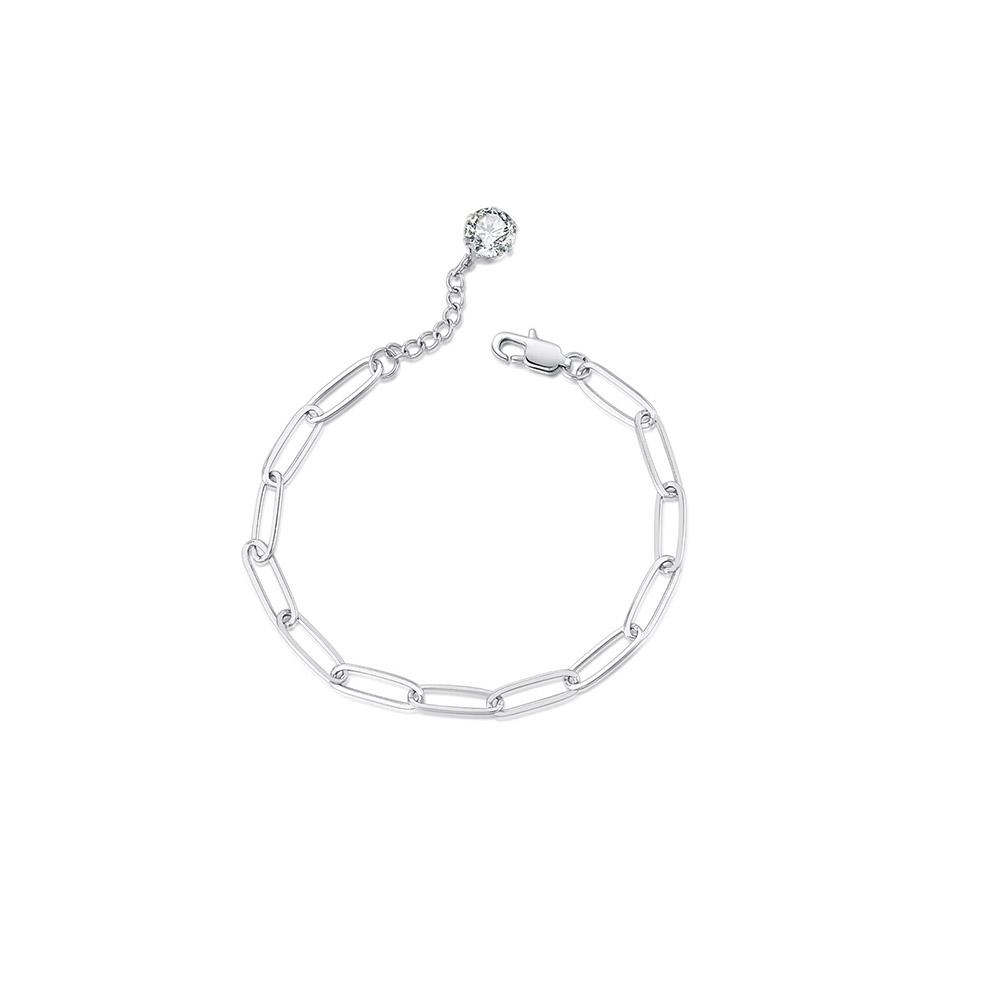 Punk Bracelets For Women Simple Gold Color Stainless Steel Chain On Hand Women's Jewelry Valentine's Day Gift Wholesale C029