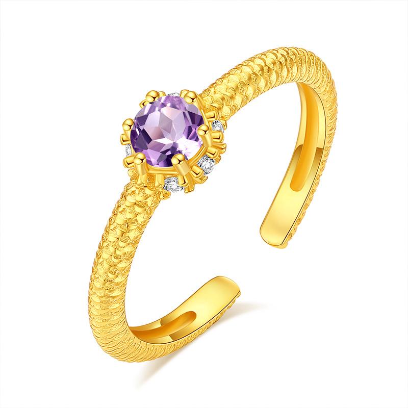 Elegant S925 Silver Ring, Natural Gemstone, Adjustable Band, Premium Jewelry for Her