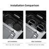 AAVP1 2Pcs Car Emblem Coaster Water Cup Pad Color Anti-Slip Mat For Mercedes Benz AMG GLC W203 W206 W220 W205 W211 W212 W201 W210 W108