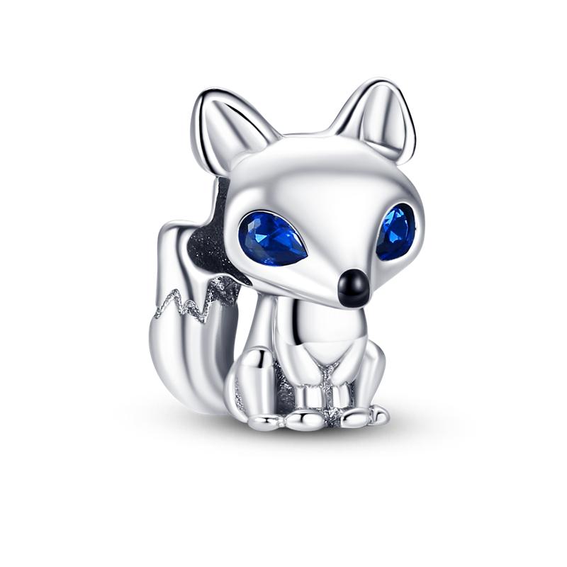 Silver S925 Blue Series Beads Fit Bracelet Bangle Diy Original Design Star Moon Galaxy Charms For Jewelry Make