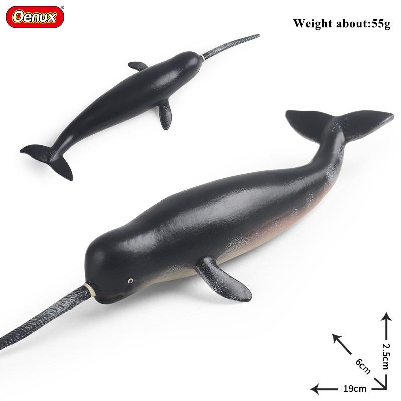 Oenux Фигурки морских животных, фигурки морской жизни, акула, кит, мегалодон, модель, фигурки из ПВХ, украшение для дома, познавательная игрушка для детей
