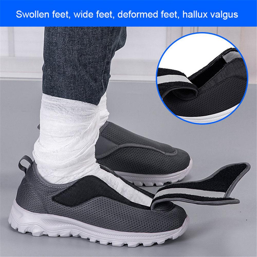Women Men Orthopedic Diabetic Walking Shoes Slip On Shoes Elderly Widening Shoes for Swollen Feet Edema Plantar Fasciitis Arthritis