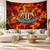 Newcastle United Football Wall Tapestry, Soft Fabric Wall Hanging, Decorative Backdrop For Bedroom Home Wall Art