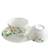 Northern Scenery Kapok Flower 37-Piece Bone China Dinnerware Set