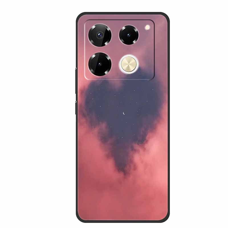 Чехол для Infinix Note 40 Pro 5G, мягкий силиконовый чехол из ТПУ, чехлы для телефона для Infinix Note 40 40pro 4G, Цветочки, Милый Coque Fundas