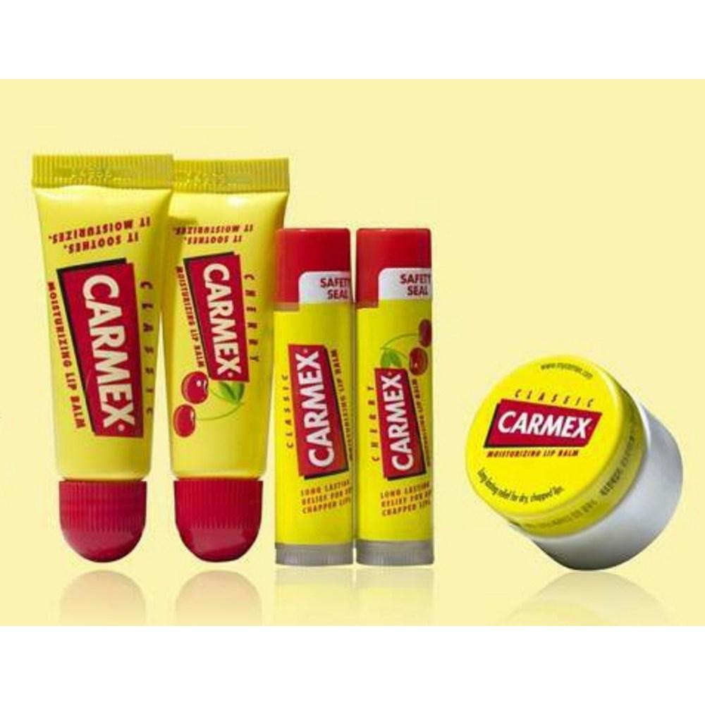 Carmex Увлажняющий классический бальзам для губ в стике 4,25 г, классический, 3 упаковки