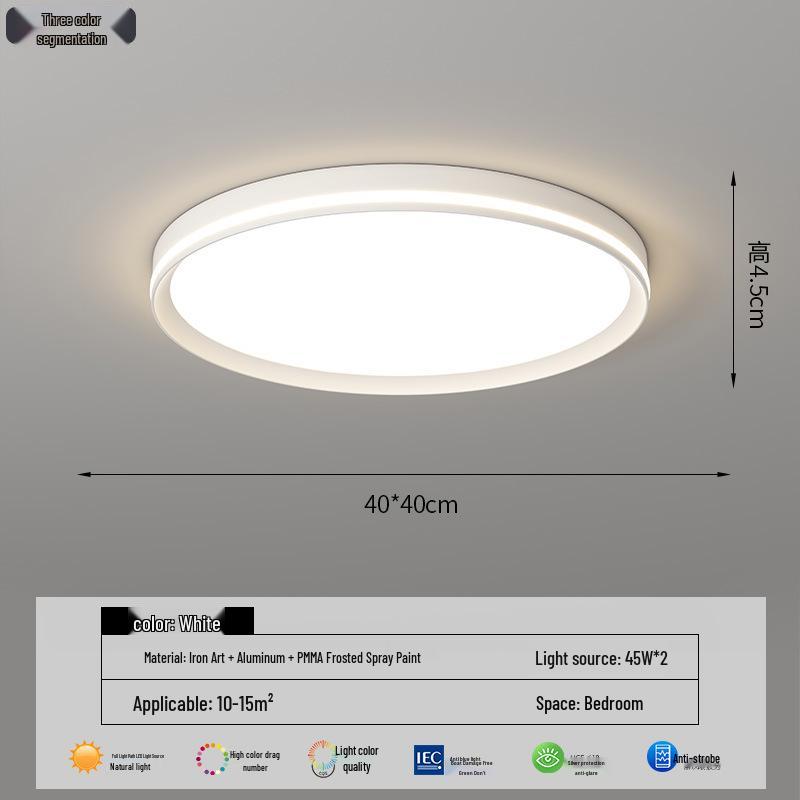 Большой современный минималистичный светодиодный потолочный светильник для гостиной, спальни или столовой