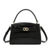 Crocodile Pattern Fashionable Women's Bag 2025 New Small Square Bag Handheld Versatile Bag Retro High-Quality Texture Single Shoulder Crossbody