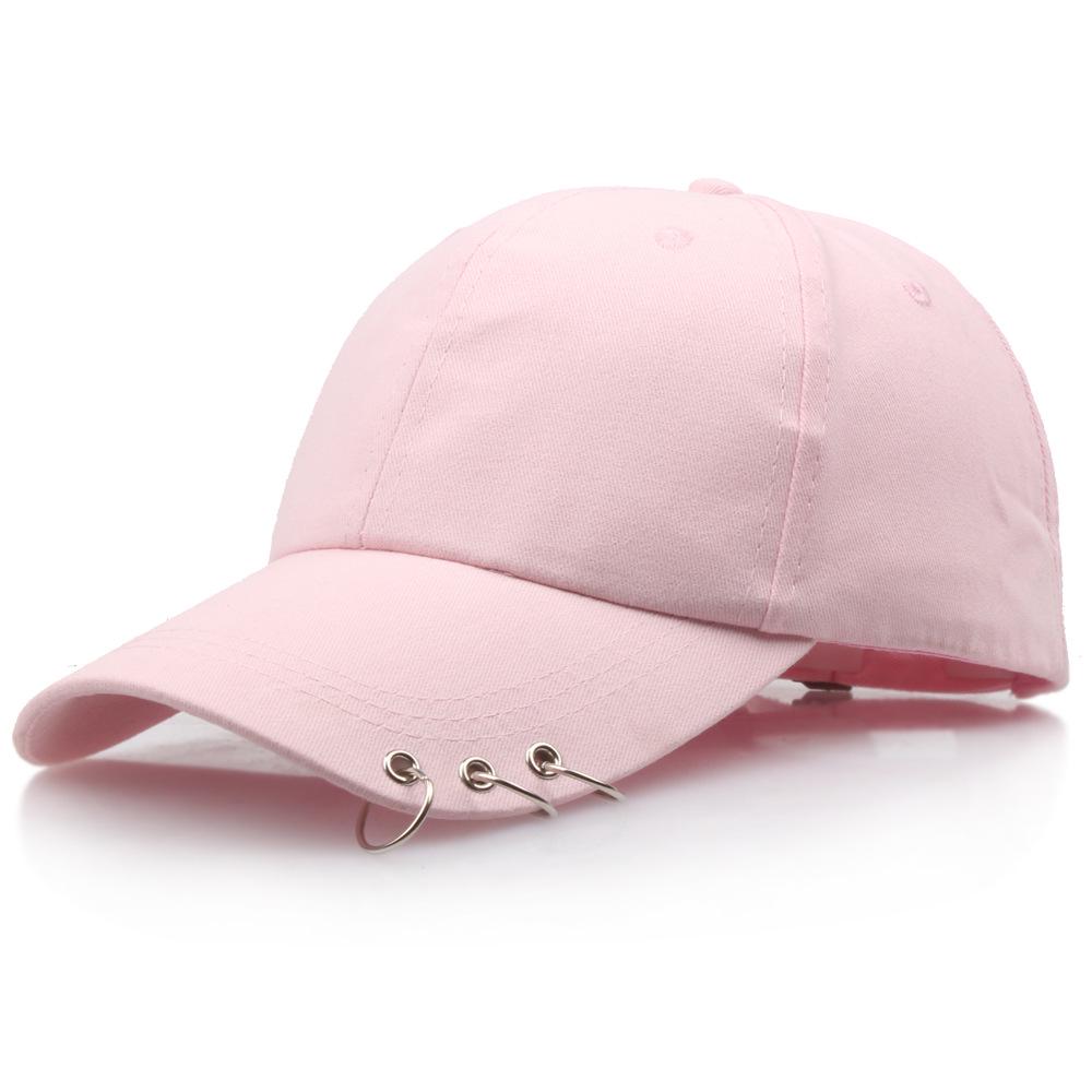 Мужская Женская Бейсболка с Кольцом Кругом Snapback Кепки Регулируемая Корейский Стиль Однотонная Кепка Папы Хлопок Повседневный Козырек Рыболовные Кепки