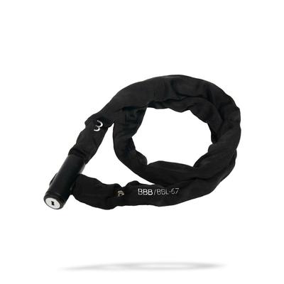 Велосипедный замок BBB CHAINLOCK с 3 ключами, толщина x длина 100 см, черный 30402 (Замок цепи) 4,5 мм BBL-67