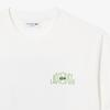 [Lacoste] Men's Back Tennis Court Graphic Short Sleeve T-Shirt TH2197-56G70V