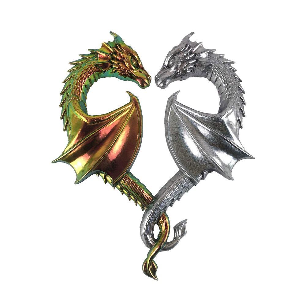 Подвеска Кристалл Эпоксидная смола Сердцевидное Подвесное украшение Форма для литья Форма силиконовая Дракон Формы для смолы