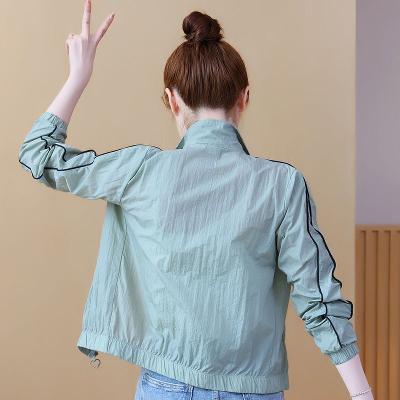 WTEMPO Женская короткая куртка, защитная одежда от солнца, тонкое летнее дышащее повседневное пальто с защитой от ультрафиолета, женское