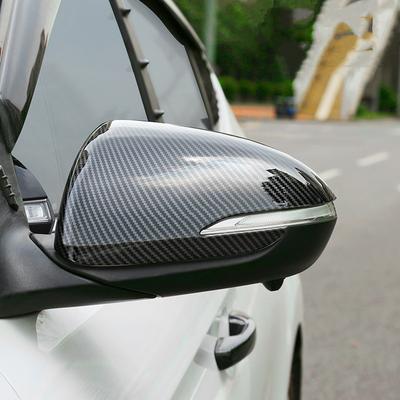 Для Hyundai Accent 2018 внешняя дверь боковое крыло зеркало заднего вида накладка защита от столкновений наклейка Стайлинг