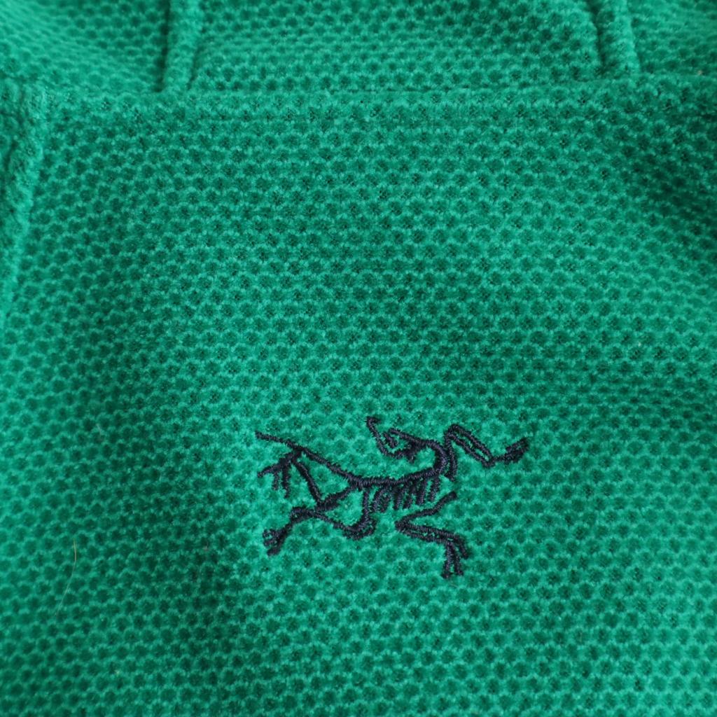 ARC'TERYX Куртка с капюшоном Polartec Strato S зеленая Флис с начесом Мужская Б/у