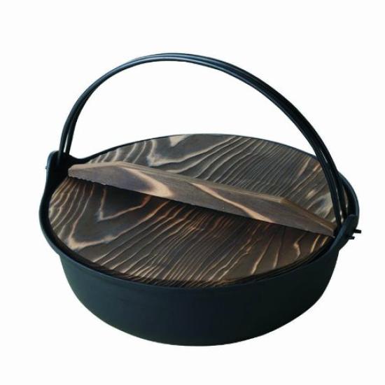 OIGEN OJ-2 Nanbu Ironware Local Pride Pot with Handle, 26 cm, Induction Compatible