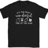 Fall Its The Most Wonderful Time of The Year T-Shirt Funny Leaves Tee