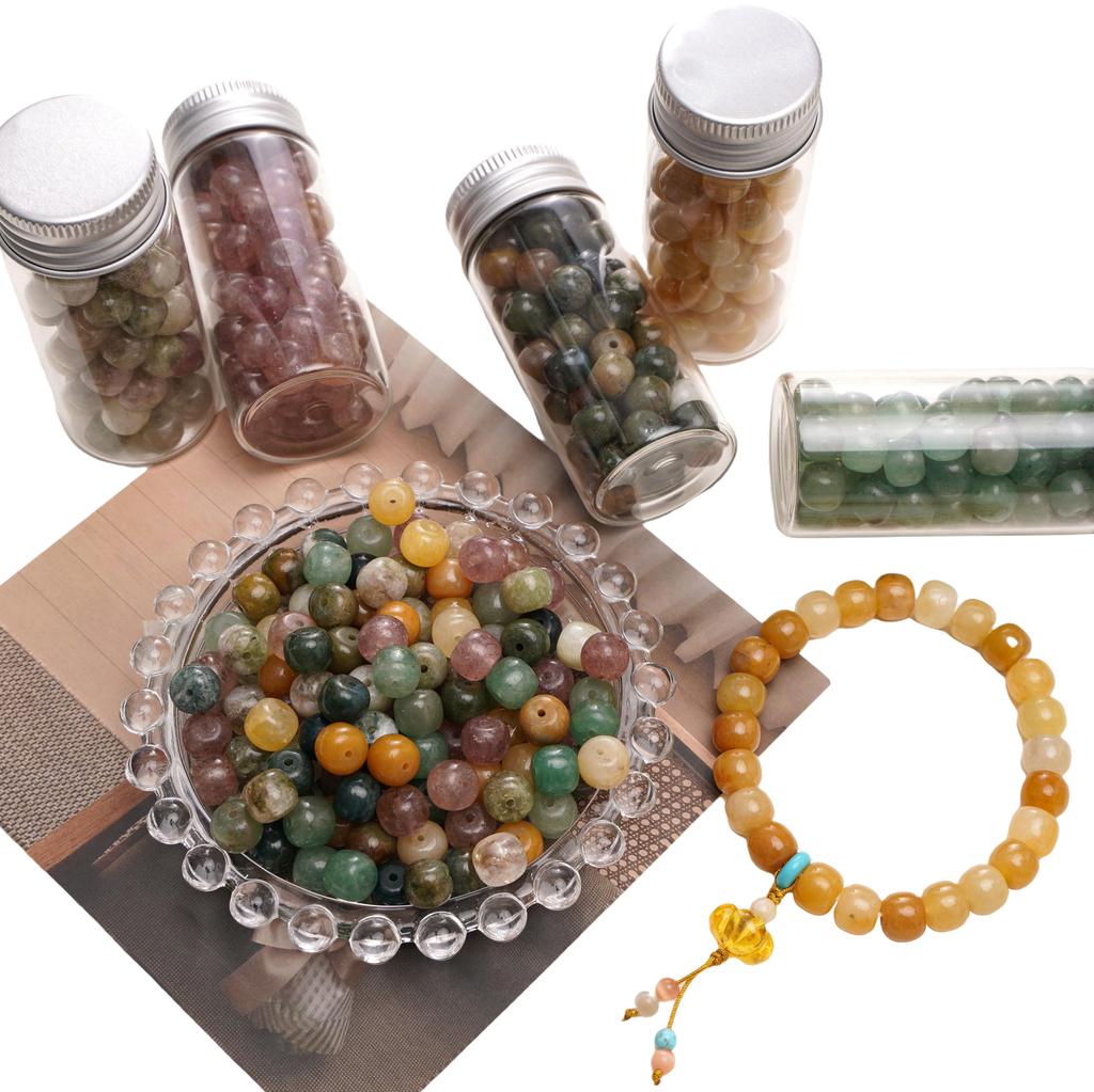 5 шт. Бусины из натурального камня, формованные, бусины-разделители, россыпные бусины для самостоятельного изготовления браслетов, ожерелий, ювелирных изделий