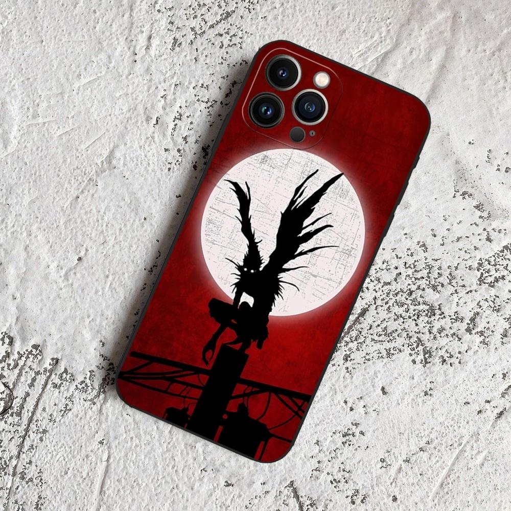 Чехол для телефона L-Lawliet Death Note для iPhone 17 Air 16 15 14 13 12 11 Pro Max Xr X Xs Mini Plus Черный Мягкий Силиконовый Чехол