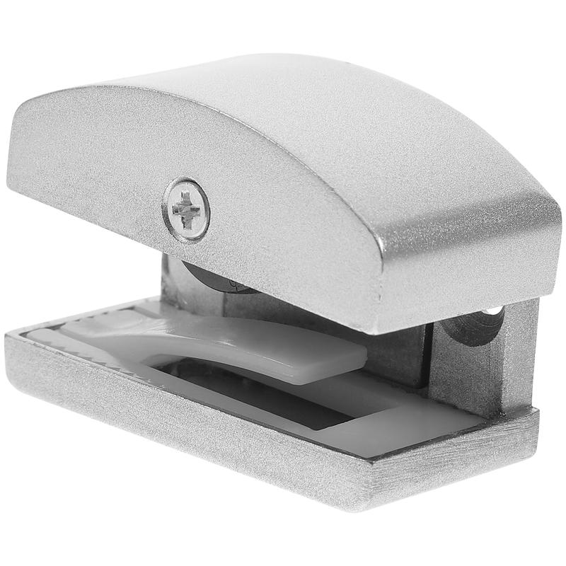 Adjustable Glass Door Guide Shower Door Bottom Guide Sliding Door Bumpers Door Guide Track Aluminum Alloy Rubber Parts