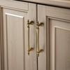 High-end Solid Brass Cabinet Door Handles Cupboard Drawer Cabinet Wardrobe Wine Cabinet Lacquered Pull and Furniture Hardware