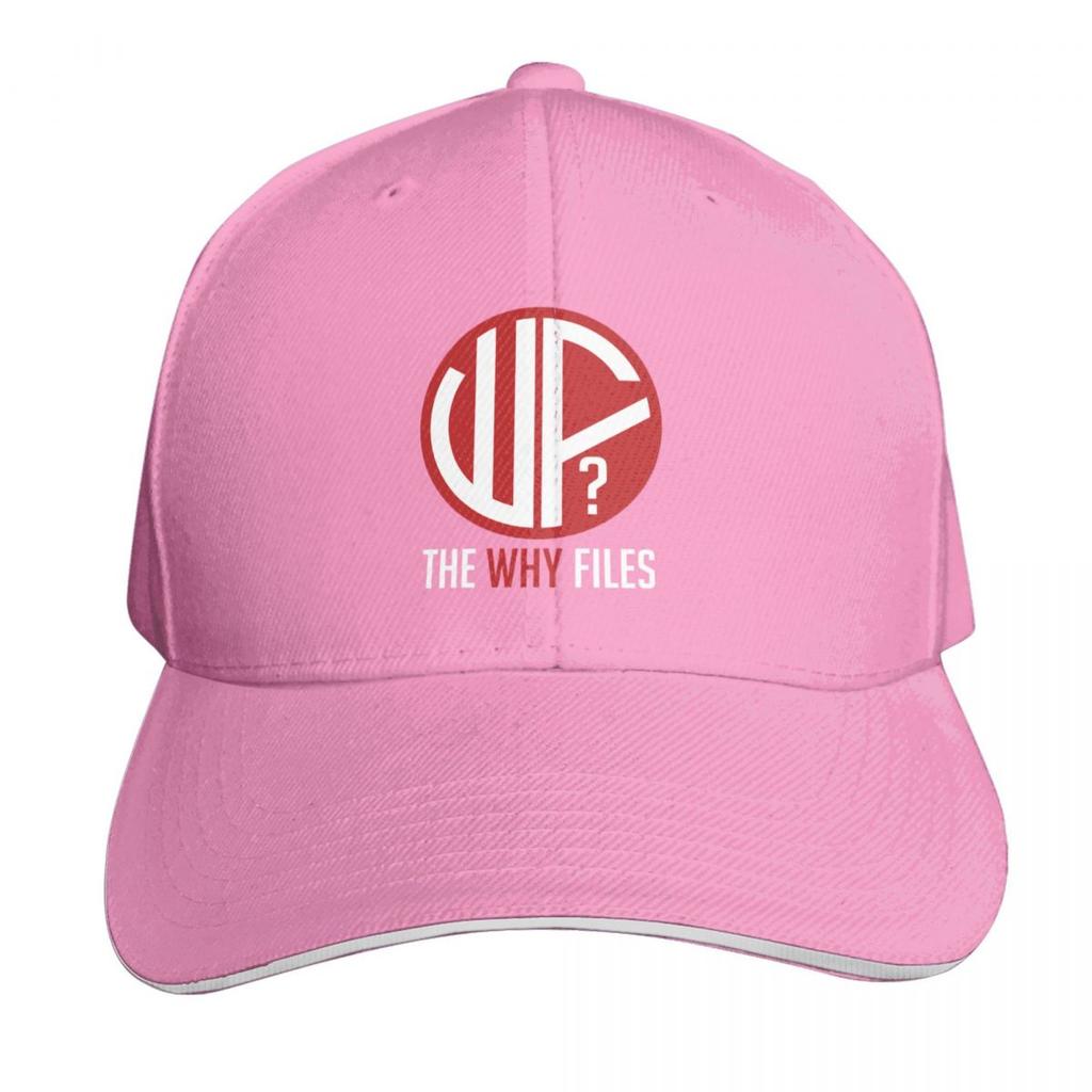 The Why Files Black Baseball Cap Curved Brim Classic Fit Low Profile Unstructured Unisex For Men Women