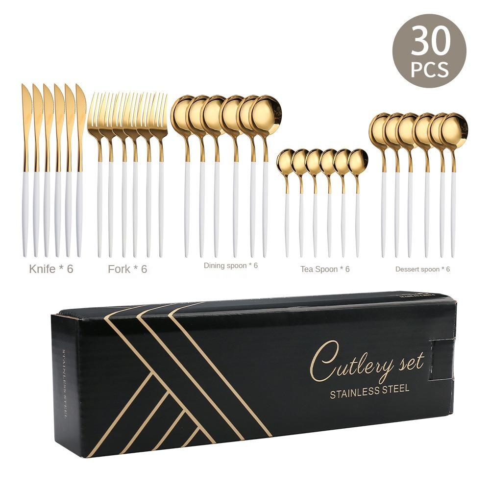 HANYANG 410 Посуда из нержавеющей стали. Товары для семейного отеля. Набор ножей, вилок и ложек для стейка. Посуда в западном стиле.