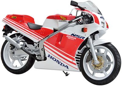 Aoshima Bunka Kyozaisha The Bike Series Honda MC18 NSR250R 1988 пластиковая модель литья цвета 1/12 № 8