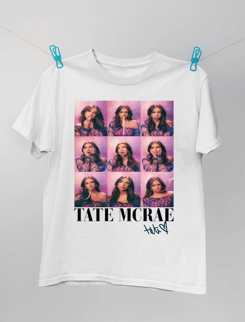 New Tate Mcrae Tour 2023 Gift For Fan White S-2345XL T-shirt GC1176