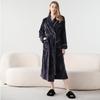 Bathrobes Thickened Flannel Nightgown Autumn And Winter Pajamas Women'S Couple Loungewear Men'S And Women'S Coral Fleece