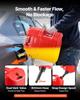 Fuel Container, 19 L, Gas Tank with Spout & Clear Scale, 15 L/min Max Flow Rate, Secure & Leak-proof, Portable Flat Fluid Container for Most Cars
