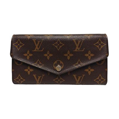 [Б/У] Кошелек Sarah 'Коричневый холст Monogram' - Удовлетворительное состояние #17C0ZW2