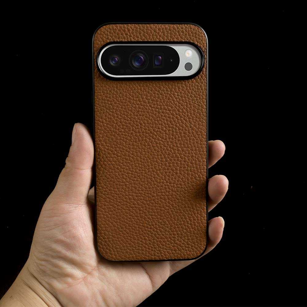 Роскошный чехол для Pixel 10 Pro, деловой кожаный чехол из коровьей кожи для Google pixel9pro 7A 8pro, полнозащитная противоударная задняя крышка