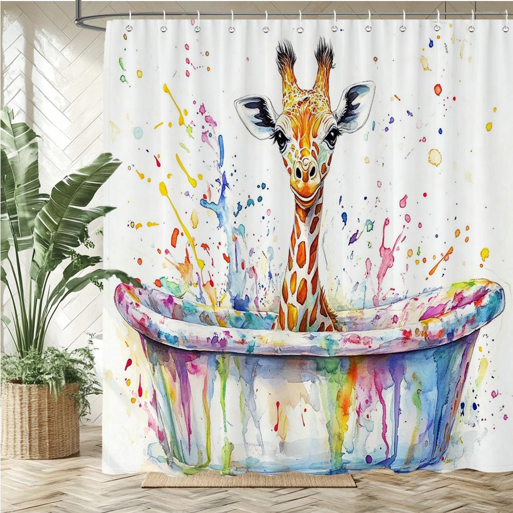 Funny and creative animals turtle Shower Curtain Bath Curtain Printing Polyester Bathroom Curtains for Home decoration curtain