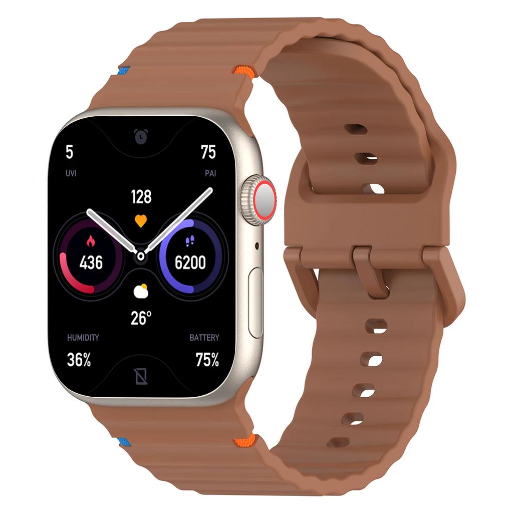 Силиконовый ремешок для Apple Watch Ultra Band 49 мм 46 мм 45 мм 42 мм 44 мм 40 мм 41 мм correa bracelet belt iWatch series 10 9 8 6 7 5 SE
