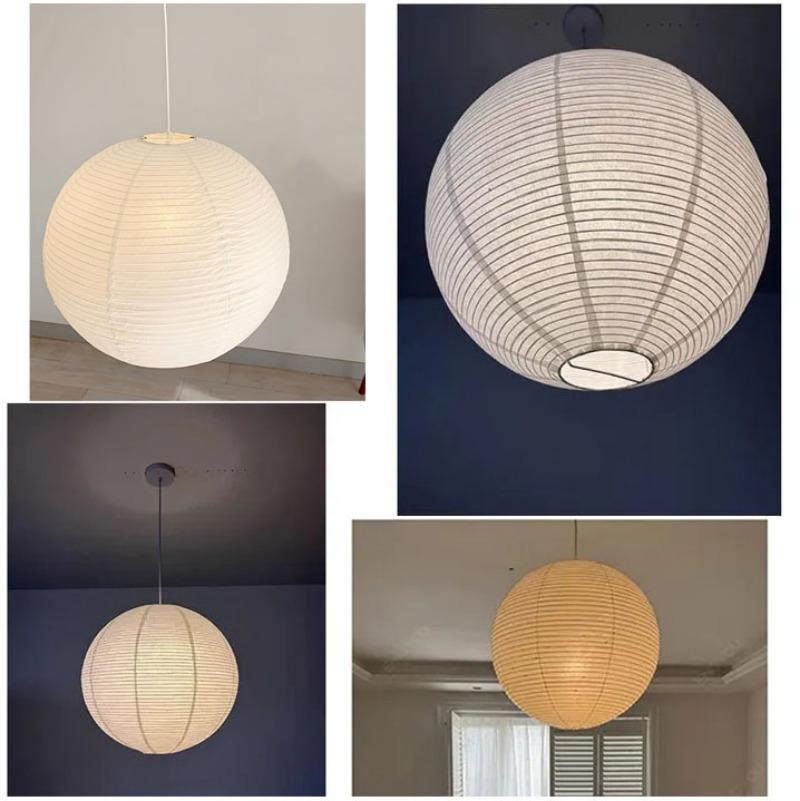 Винтажные абажуры из рисовой бумаги, подвесные светильники, люстры ручной работы в китайском стиле, светильник для кафе, ресторана, светодиодная подвесная лампа