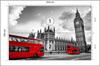 Photomural London Black And White Washable Fleece 254x184