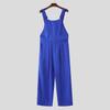 INCERUN Summer Men Adjustable Suspenders Back Elastic Waist Long Jumpsuits Rompers