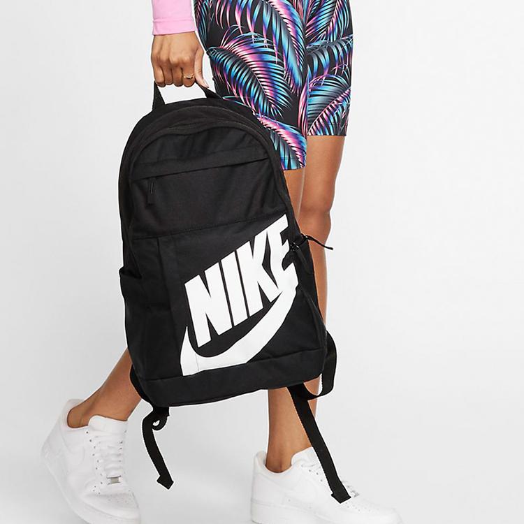 Nike ELEMENTALSportswear Полиэстеровый рюкзак Унисекс Черный Легкий Повседневный BA5876-082