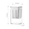 with Lids Yogurt Filter 1100ML Whey Separation Tools Washable Greek Yogurt Strainer  Milk Tea