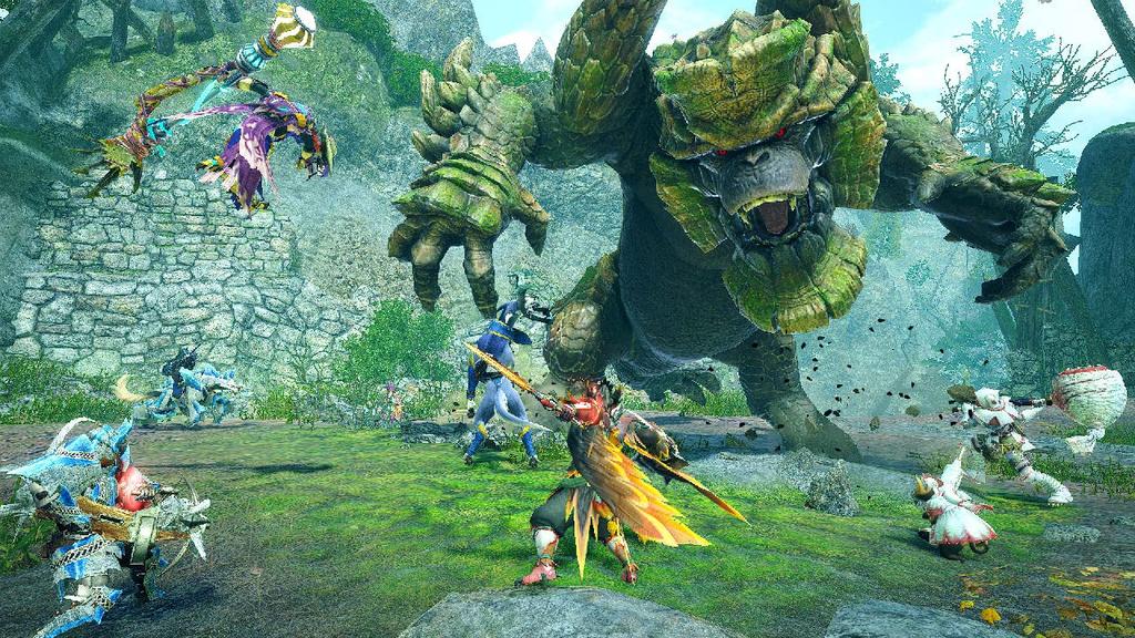 Monster Hunter Rise Sunbreak Набор Switch Hunter Sunbreak amiibo Mel Zena Palamute Palico Hunter Sunbreak Акриловый талисман + - + [Monster Rise 3-предметный