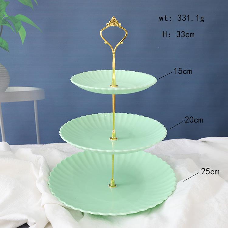 Three-Tier Dessert Display Stand for Parties and Weddings