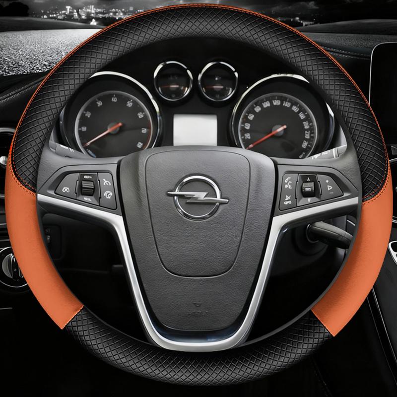Car Steering Wheel Cover For Opel Mokka 2013-2016 Opel Insignia 2009-2013 Astra J 2010-2015 Meriva Auto Accessories Pv9