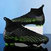 35-45Kids Soccer Shoes Adult Large Fashion Long Nail High Top Football Shoes Football Training Sneakers