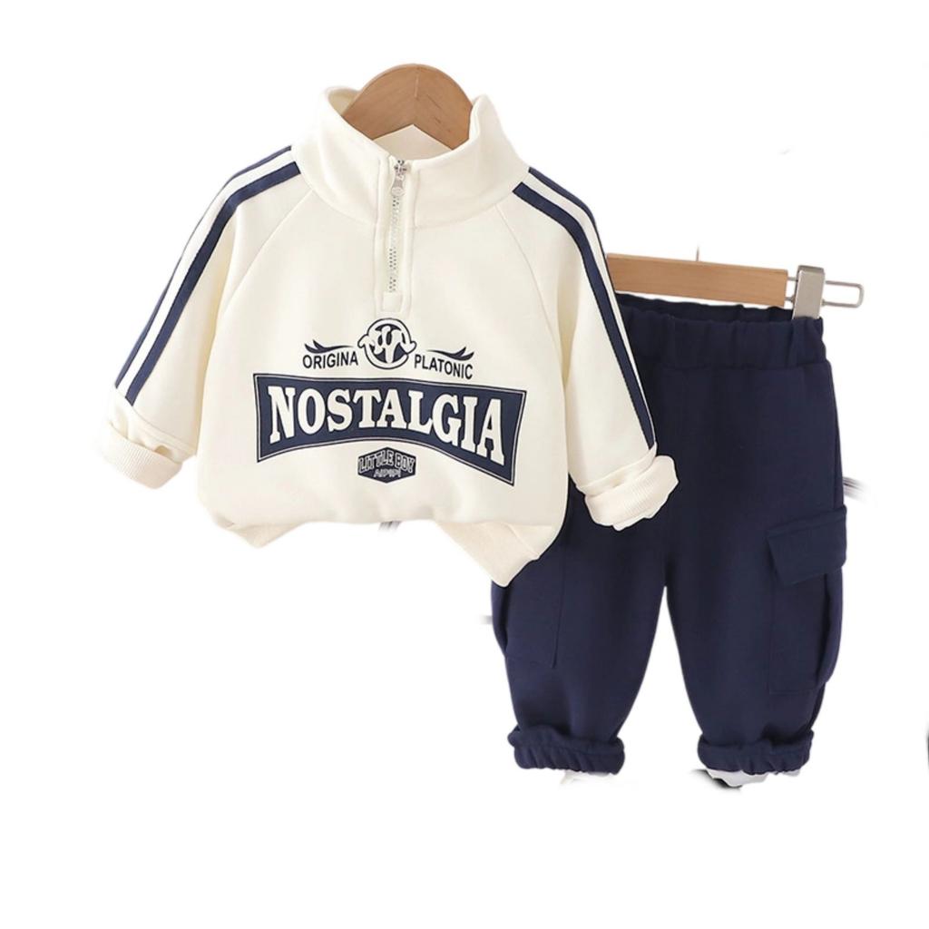 Детский повседневный комплект с длинным рукавом, удобные наряды для повседневной носки