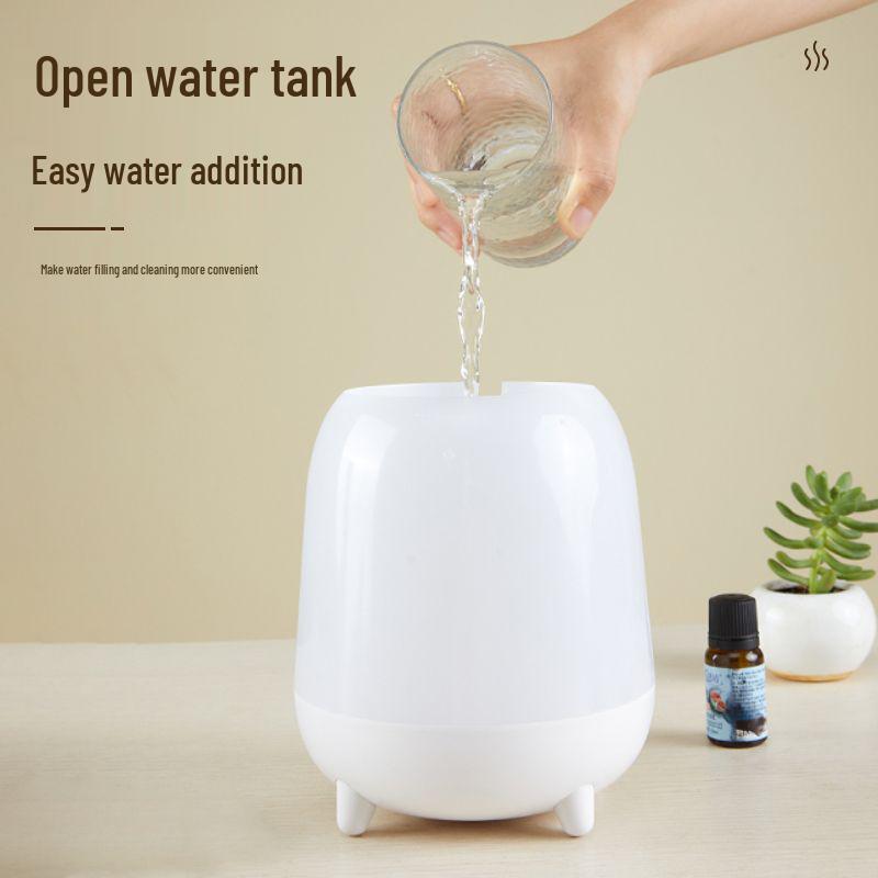 Large Capacity Silent Night Light Humidifier with Aroma Diffuser for Bedroom & Home