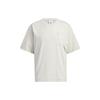 Solid Color Logo Embroidery Pocket Sport Round Neck Short Sleeve T-Shirt Men Tops Clear-Brown HY7244