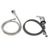 Shampoo Bowl Faucet 70cm Pipe 120cm Soft Hose Pressurized Shampoo Bed Sprayer Kit for Hair Salon